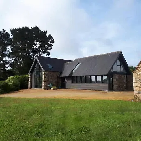 Large Farmhouse With Garden And Sea View For 8 People Locquenole Exterior foto